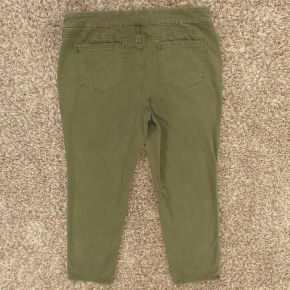 Chico's Jeans Women's 3 Green Pull On Jegging Ankle Stretch Denim - Picture 2 of 7